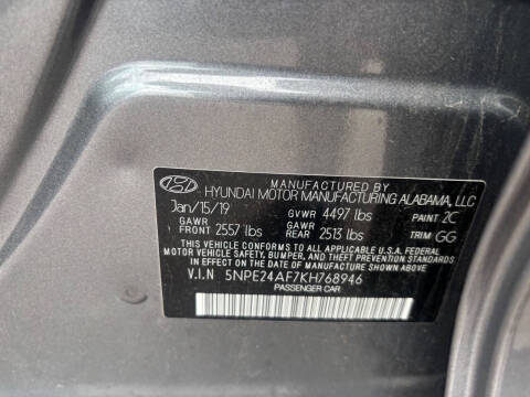 2019 Hyundai Sonata SE