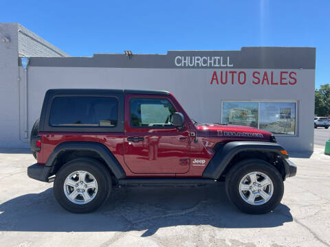 2021 Jeep Wrangler for sale at CHURCHILL AUTO SALES in Fallon NV