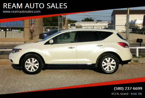 2012 Nissan Murano for sale at REAM AUTO SALES in Enid OK