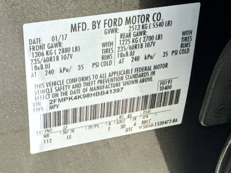 2017 Ford Edge Titanium