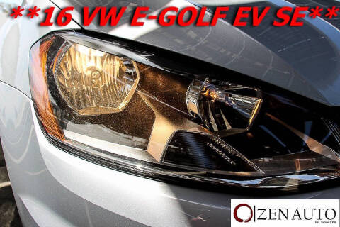 2016 Volkswagen e-Golf SE