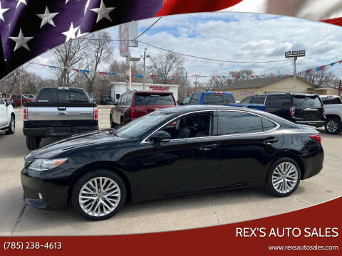 2015 Lexus ES 350 for sale at Rex's Auto Sales in Junction City KS