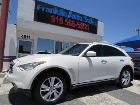 2013 Infiniti FX37 for sale at Franklin Auto Sales in El Paso TX