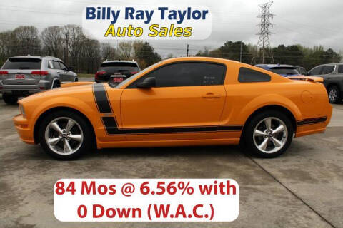 2007 Ford Mustang for sale at Billy Ray Taylor Auto Sales in Cullman AL