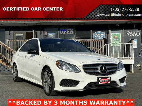 2014 Mercedes-Benz E-Class for sale at CERTIFIED CAR CENTER in Fairfax VA