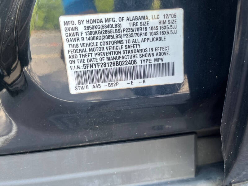 2006 Honda Pilot LX