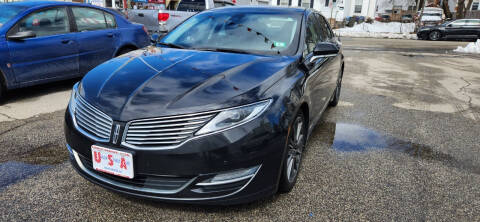 2013 Lincoln MKZ for sale at Union Street Auto in Manchester NH