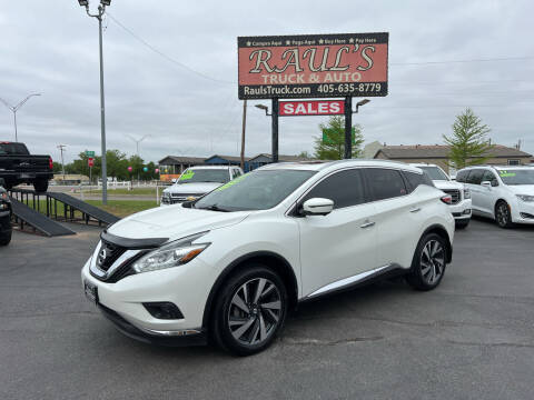 2018 Nissan Murano for sale at RAUL'S TRUCK & AUTO SALES, INC in Oklahoma City OK