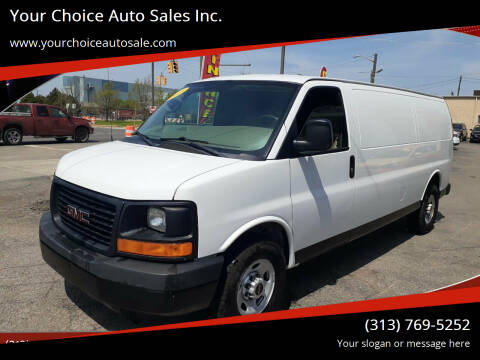 2012 GMC Savana Cargo for sale at Your Choice Auto Sales Inc. in Dearborn MI