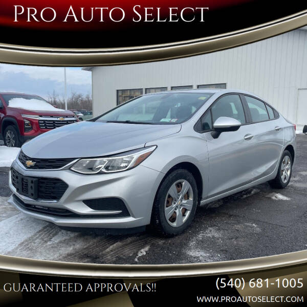 2017 Chevrolet Cruze for sale at Pro Auto Select in Fredericksburg VA