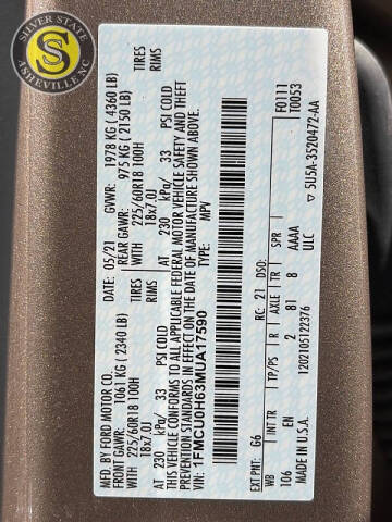 2021 Ford Escape SEL