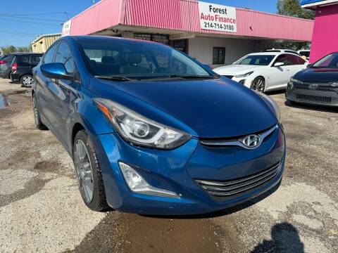 2014 Hyundai Elantra for sale at Forest Auto Finance LLC in Garland TX