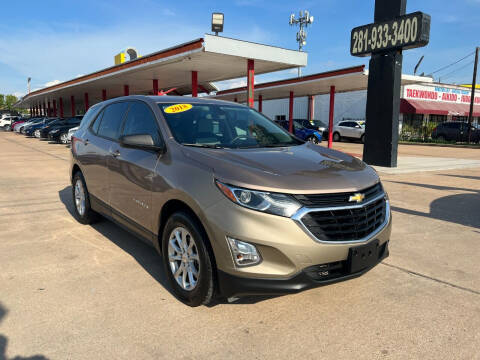 2018 Chevrolet Equinox for sale at Auto Selection of Houston in Houston TX