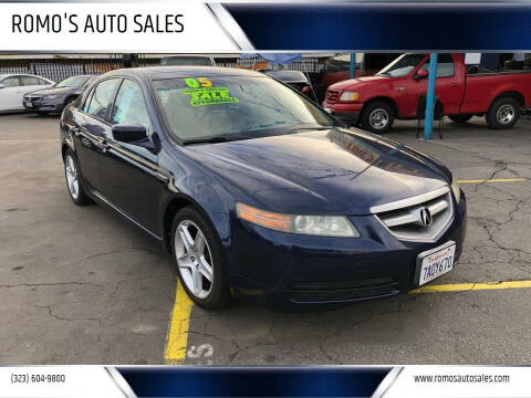 2005 Acura TL for sale at ROMO'S AUTO SALES in Los Angeles CA