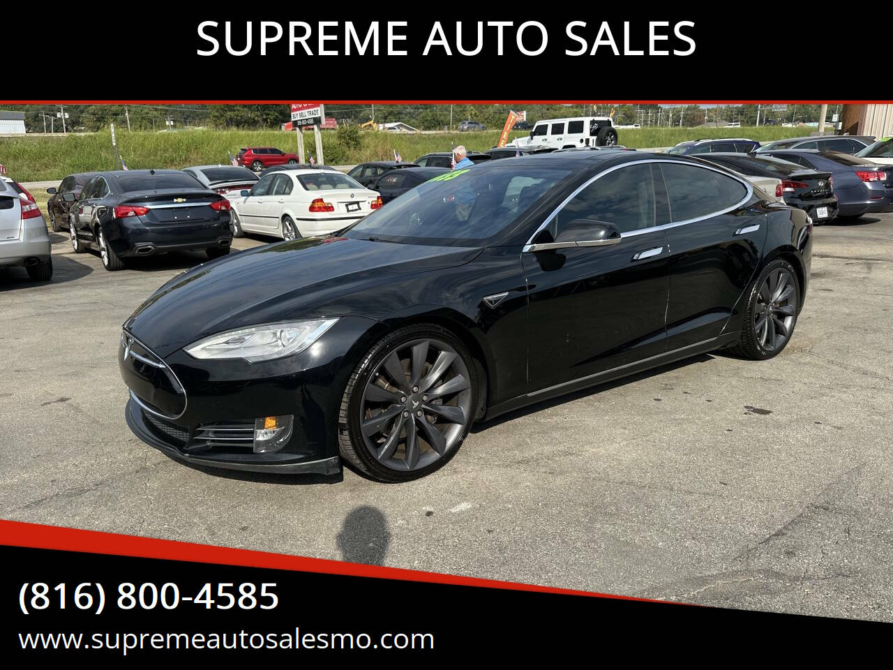 Black 2013 Tesla Model S Performance Performance 4dr Liftback 1