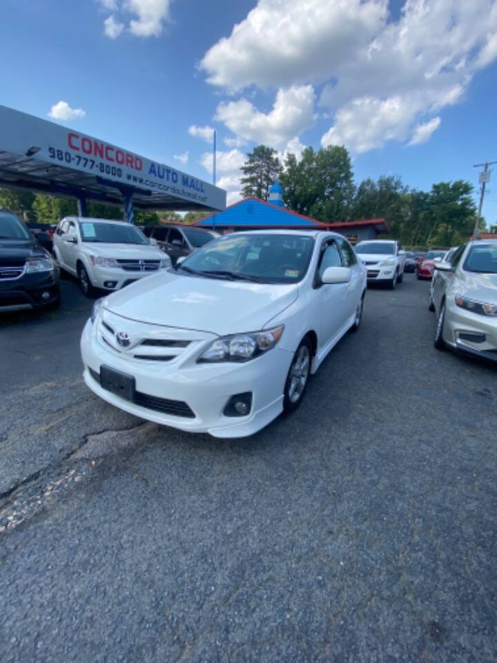 2011 Toyota Corolla for sale at Concord Auto Mall in Concord, NC