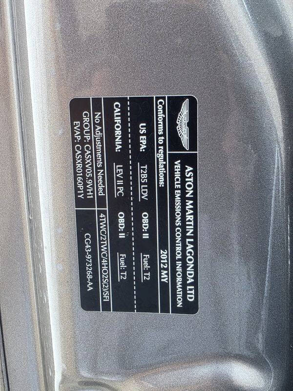2012 Aston Martin Virage