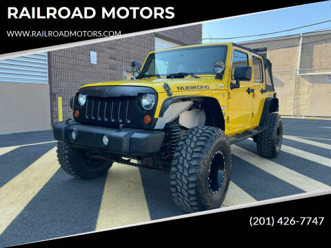 2008 Jeep Wrangler Unlimited for sale at RAILROAD MOTORS in Hasbrouck Heights NJ