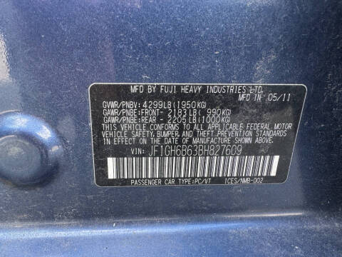 2011 Subaru Impreza 2.5i Premium