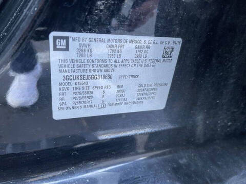 2016 Chevrolet Silverado 1500