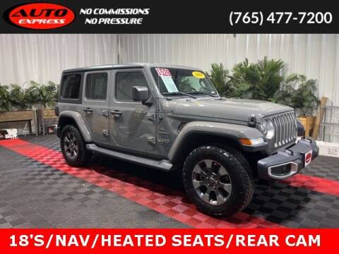 2018 Jeep Wrangler Unlimited for sale at Auto Express in Lafayette IN