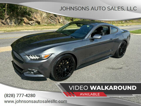 2016 Ford Mustang for sale at Johnsons Auto Sales, LLC in Marshall NC