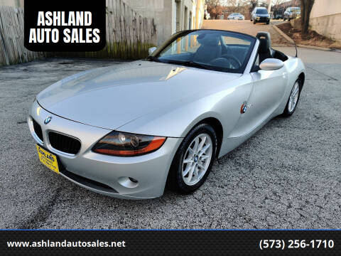 2004 BMW Z4 for sale at ASHLAND AUTO SALES in Columbia MO