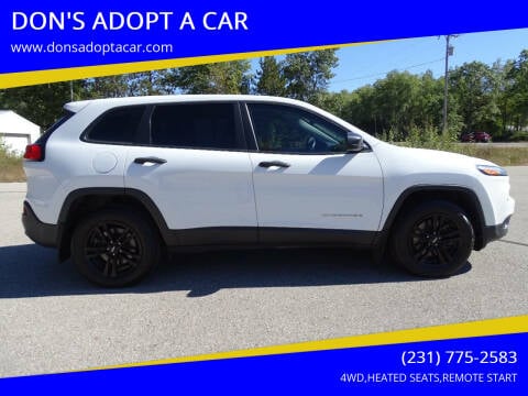 2017 Jeep Cherokee for sale at DON'S ADOPT A CAR in Cadillac MI