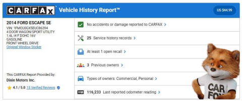 2014 Ford Escape SE