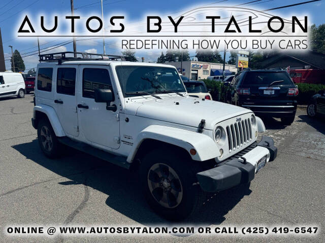 2016 Jeep Wrangler Unlimited for sale at Autos by Talon in Seattle, WA