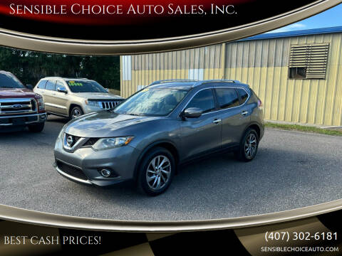 2015 Nissan Rogue for sale at Sensible Choice Auto Sales, Inc. in Longwood FL