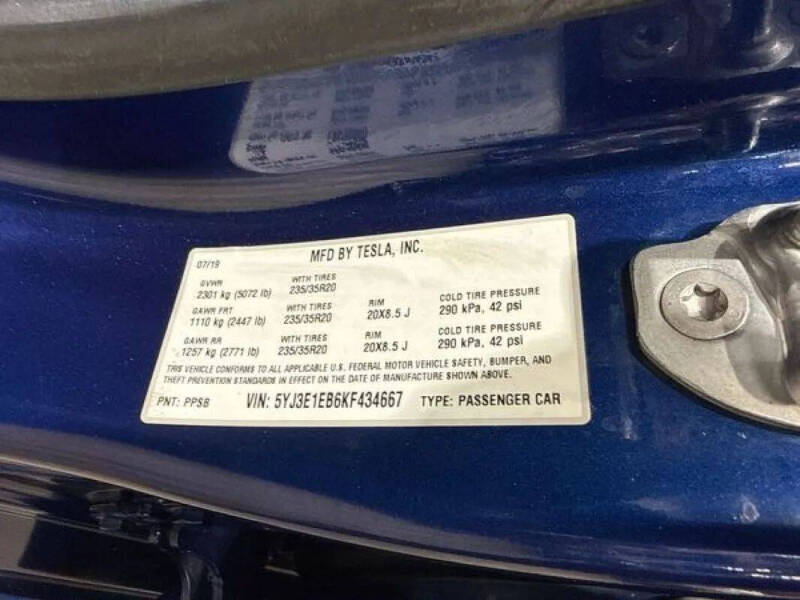 2019 Tesla Model 3 Long Range