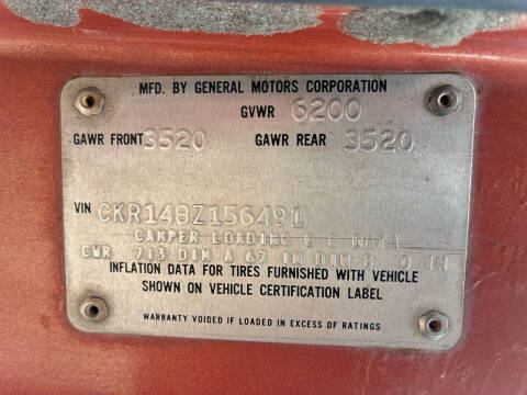 1978 Chevrolet C/K 10 Series