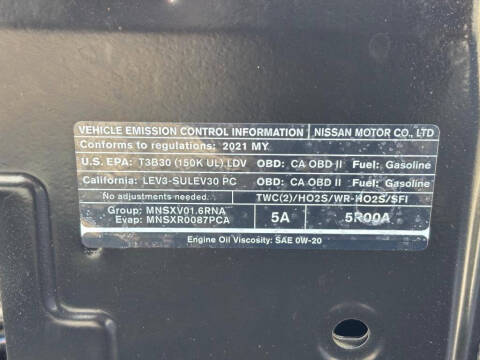 2021 Nissan Versa SR