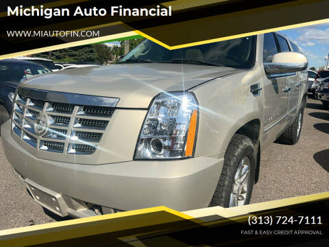 2008 Cadillac Escalade ESV for sale at Michigan Auto Financial in Dearborn MI