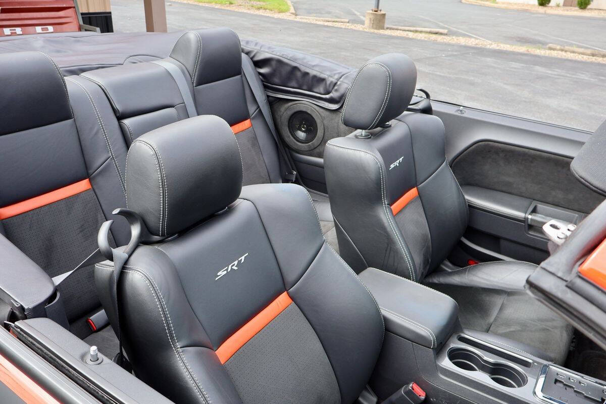 Orange 2008 Dodge Challenger SRT8 SRT8 2dr Coupe 33