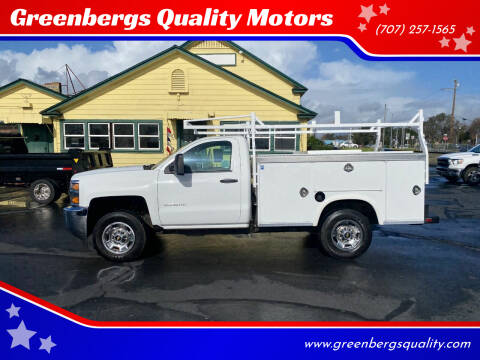 2016 Chevrolet Silverado 2500HD for sale at Greenbergs Quality Motors in Napa CA