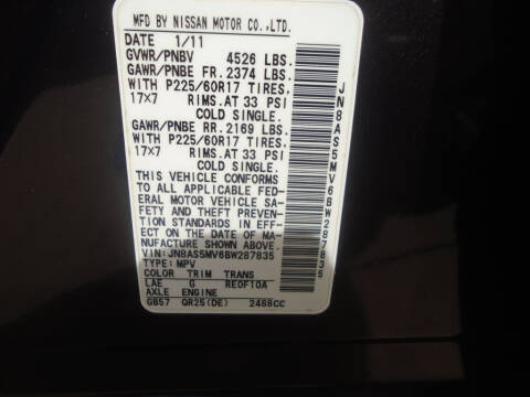 2011 Nissan Rogue S