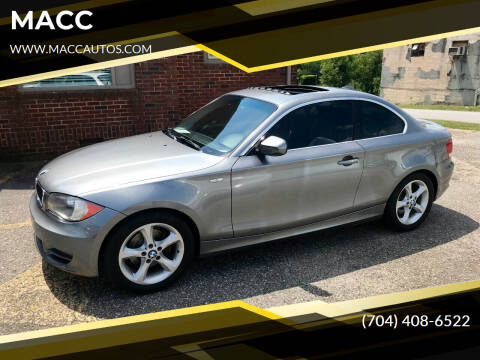 2011 BMW 1 Series for sale at MACC in Gastonia NC