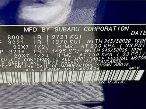 2026 Subaru Ascent Limited Bronze Edition