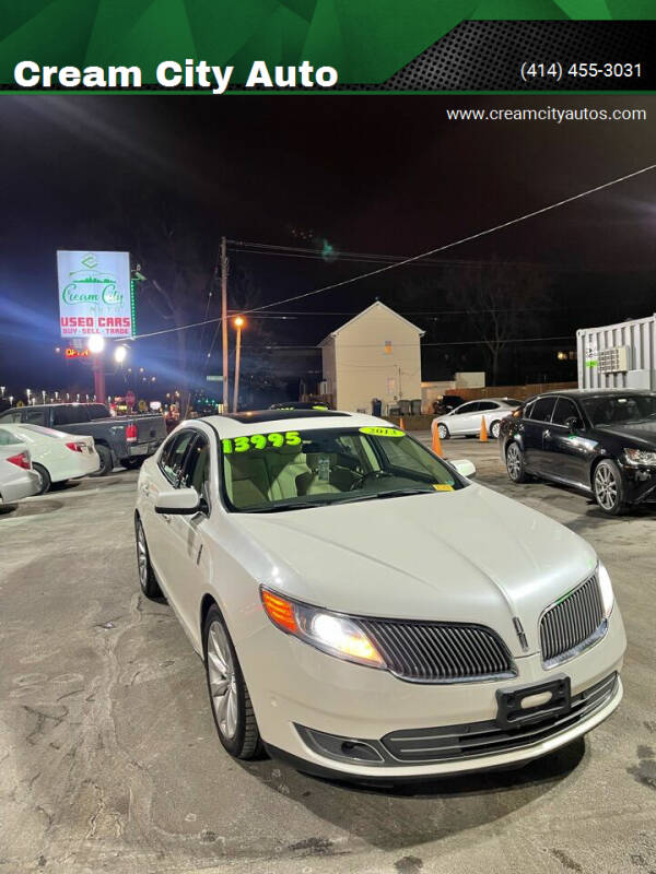 2013 Lincoln MKS for sale at Cream City Auto in Milwaukee WI