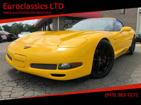 2003 Chevrolet Corvette for sale at Euroclassics LTD in Durham NC