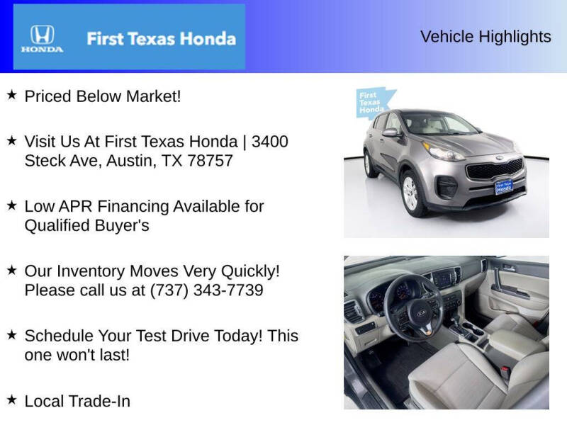 2018 Kia Sportage LX