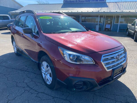2016 Subaru Outback for sale at HACKETT & SONS LLC in Nelson PA