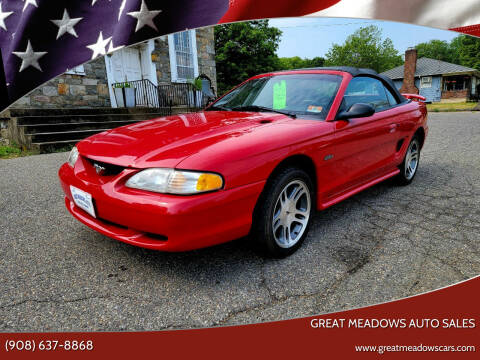 1997 Ford Mustang for sale at GREAT MEADOWS AUTO SALES in Great Meadows NJ