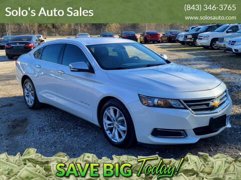 2017 Chevrolet Impala for sale at Solo's Auto Sales in Timmonsville SC