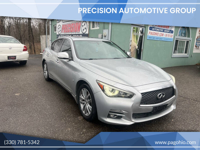 2015 Infiniti Q50 for sale at Precision Automotive Group in Youngstown OH