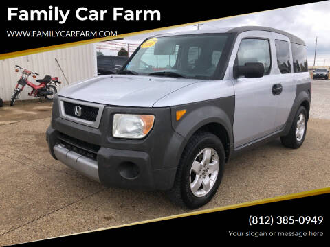 2004 Honda Element for sale at Family Car Farm in Princeton IN