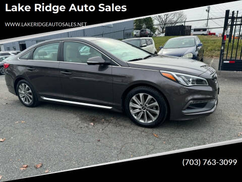 2016 Hyundai Sonata for sale at Lake Ridge Auto Sales in Woodbridge VA