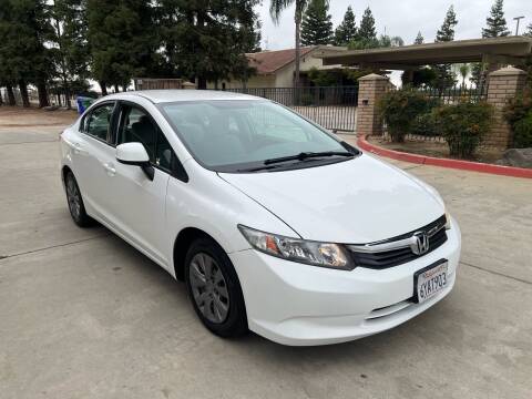 2012 Honda Civic for sale at Gold Rush Auto Wholesale in Sanger CA